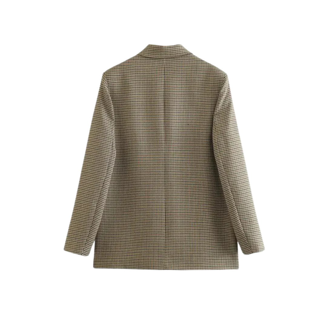 Odile | Klassisk Blazer i Houndstooth