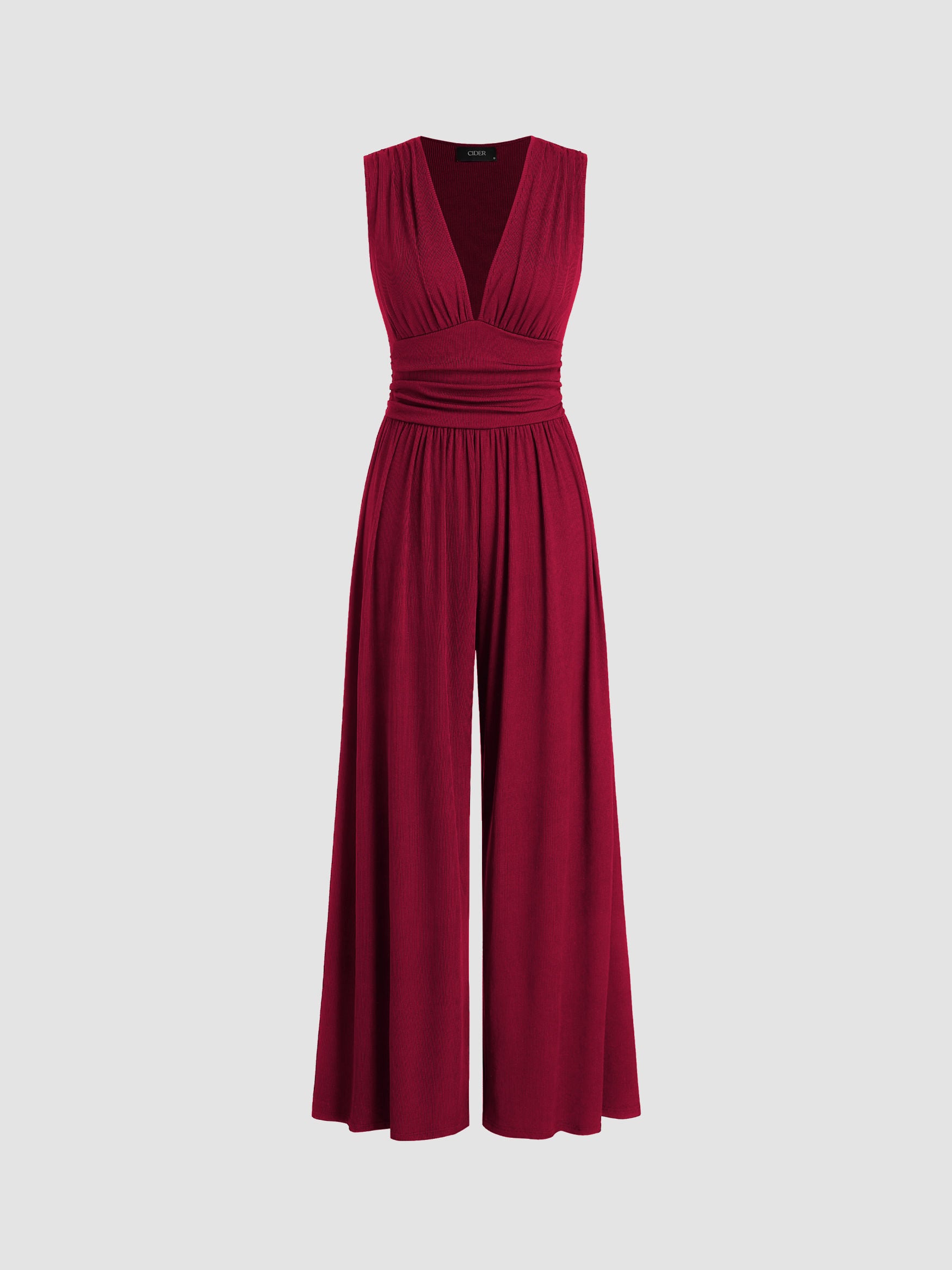 Mira™ – Elegant Ermeløs Jumpsuit