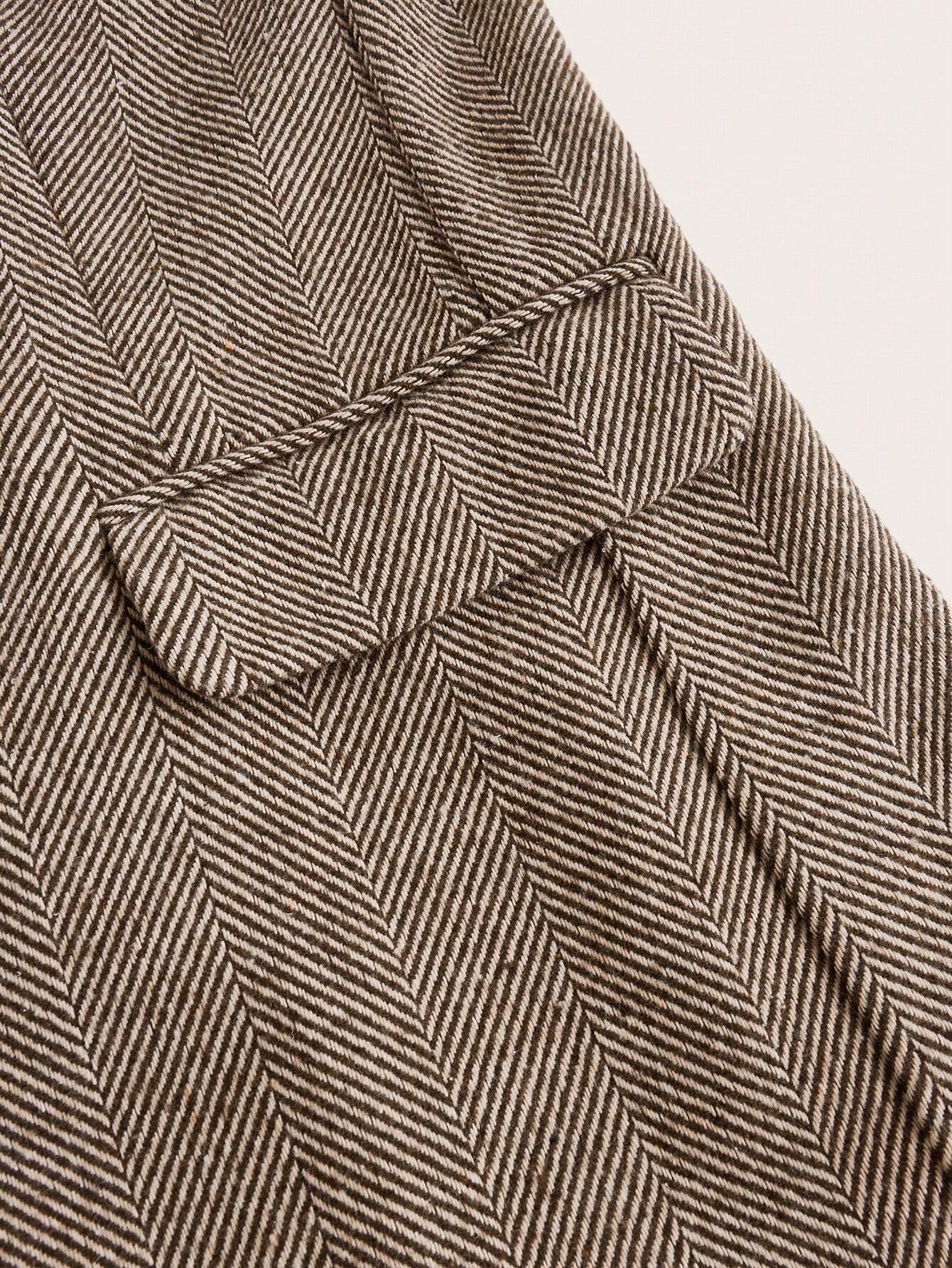 Nicole | Blazer Kafé Brun med Enkel Knap