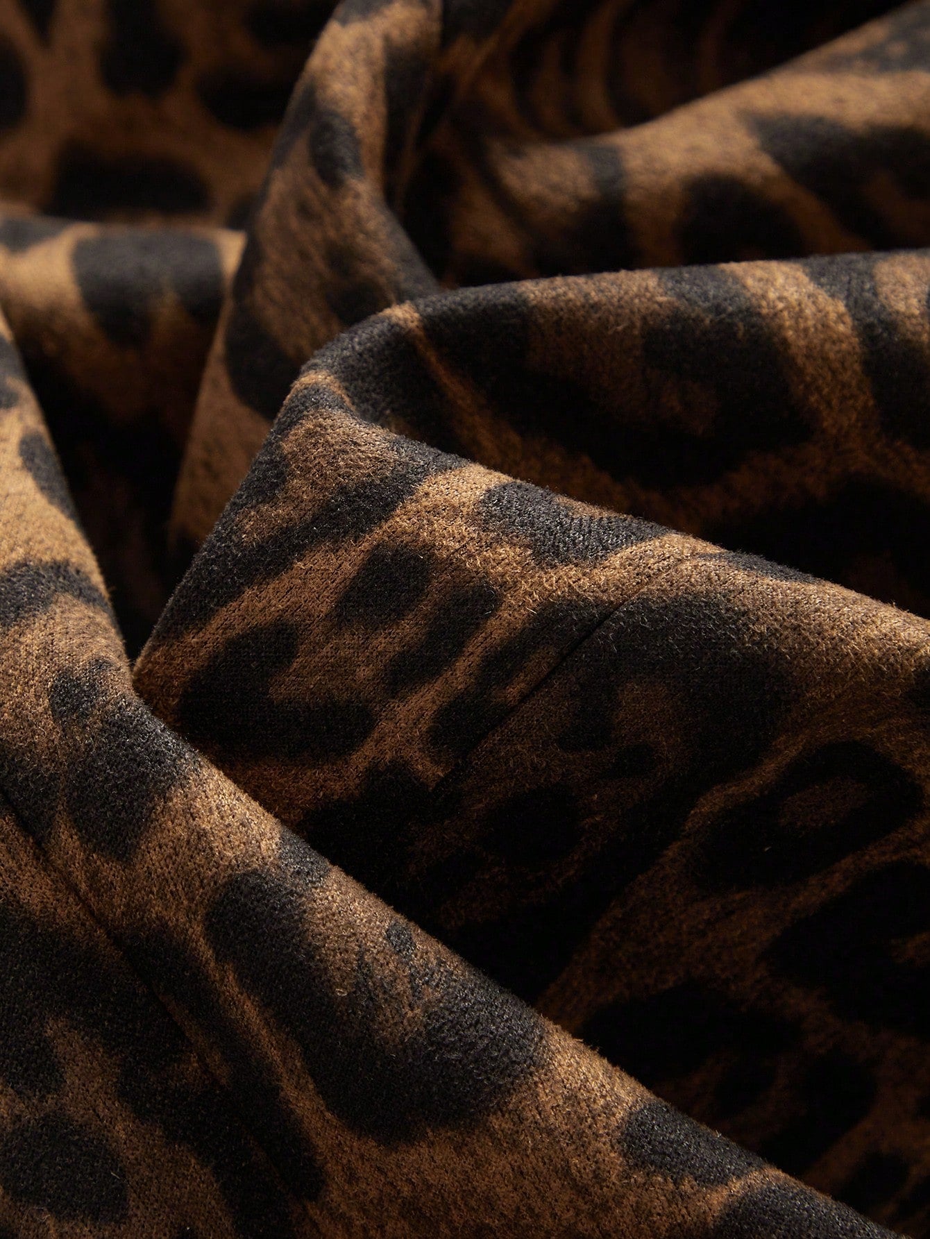 Marie-Claire | Ensfarget Blazer med Leopardmønster