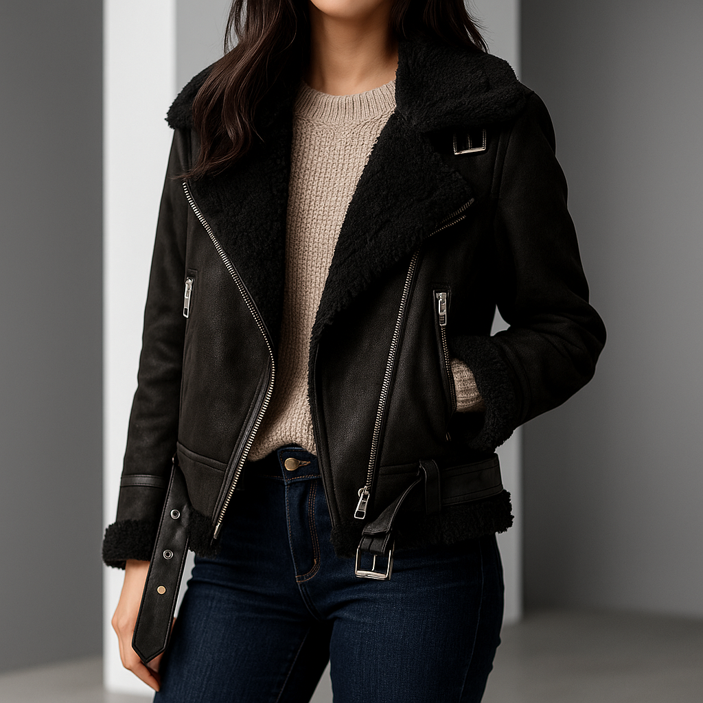 Isolde Oslo – Vinterdrøm Shearlingjakke