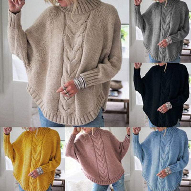 Mette | Elegant poncho-inspirert genser