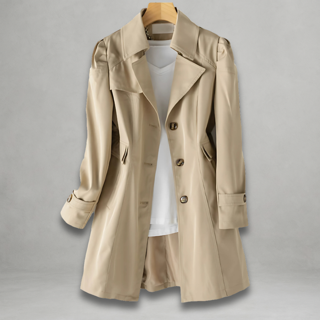 Daniela – Elegant Trenchcoat för Alla Tillfällen