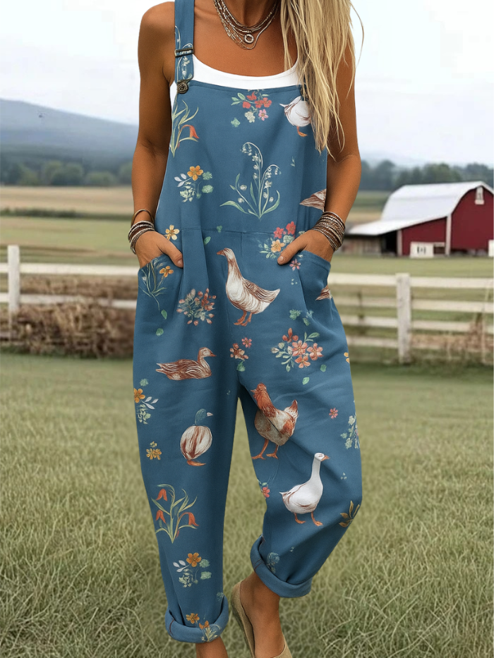 Marta | Kunstnerisk Overall-Jumpsuit