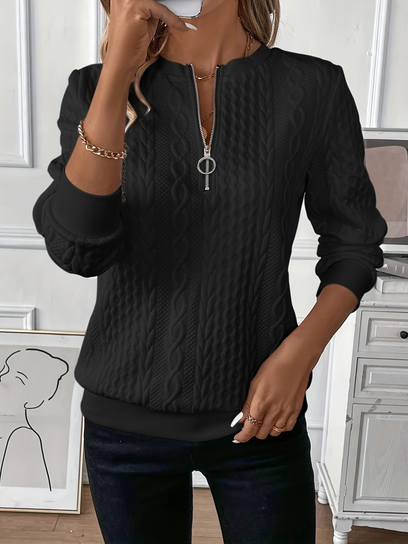Irina | Elegant Strikket Genser