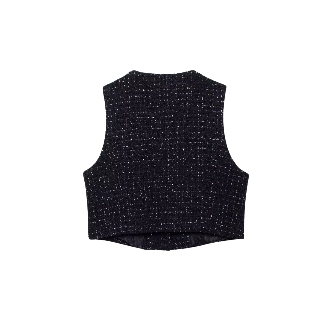 Charlotte | Den Luksuriøse Tweed Vest