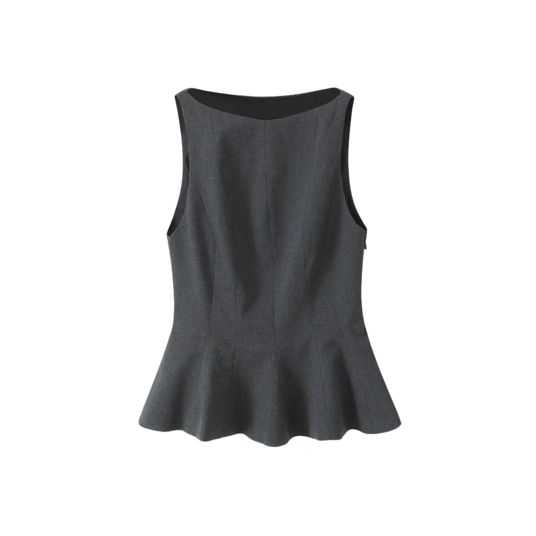 Celeste | Peplum Vest