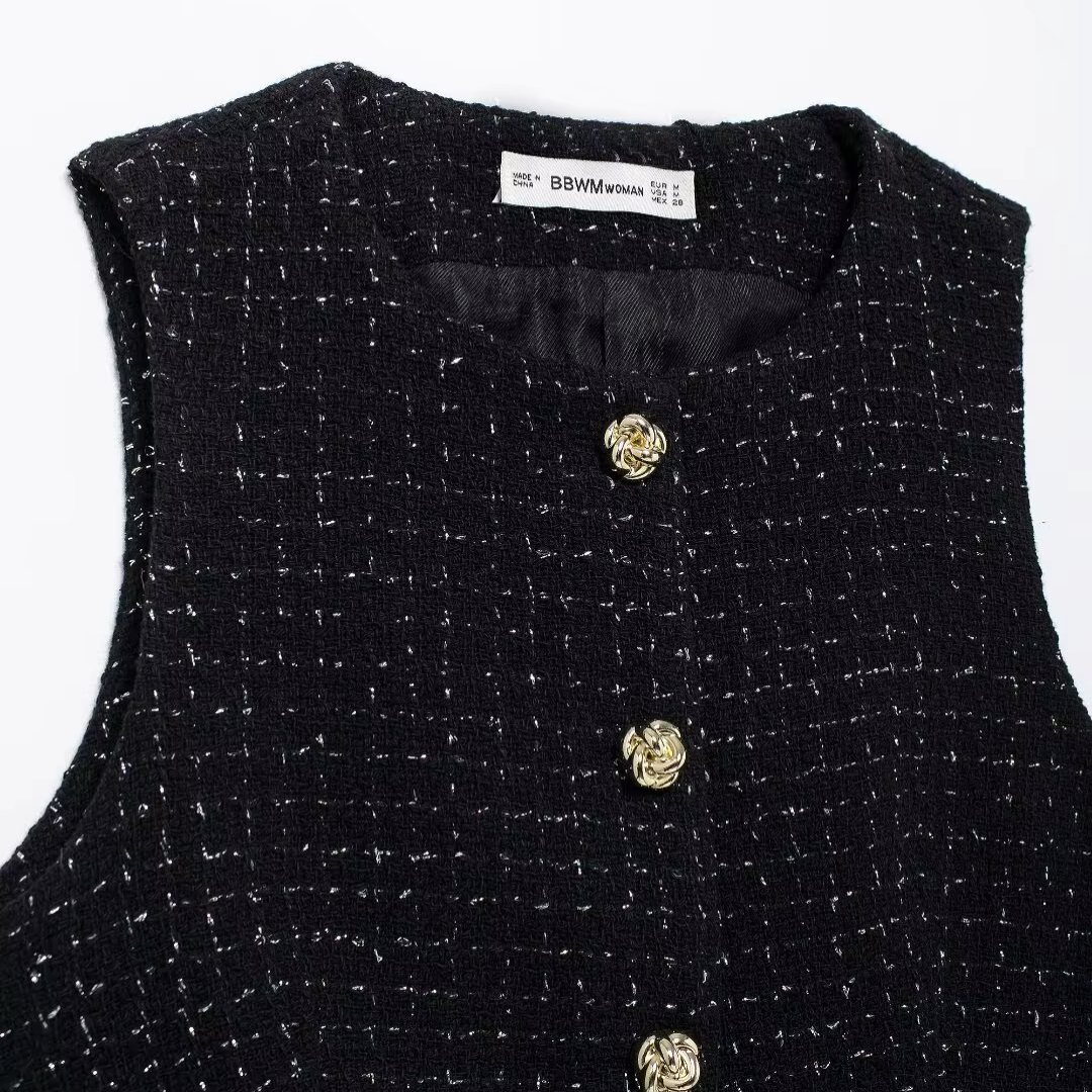Charlotte | Den Luksuriøse Tweed Vest