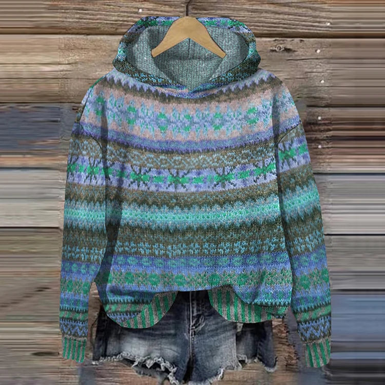 Sofia™ | Tidless Mønster Hoodie