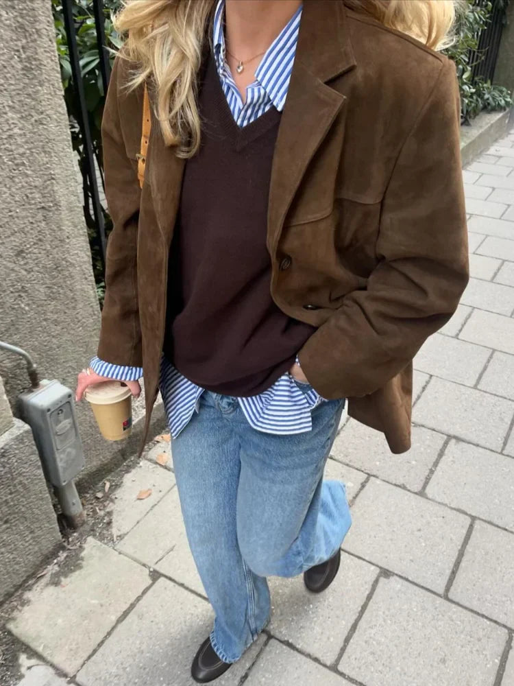 Visconte | Brun Korte Jakke for Kvinner