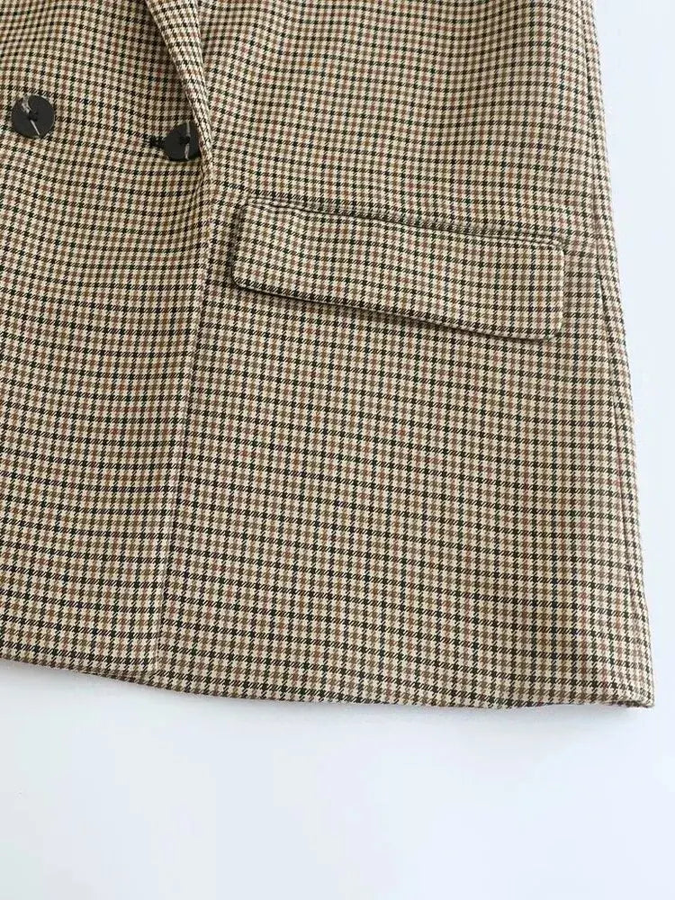Odile | Klassisk Blazer i Houndstooth