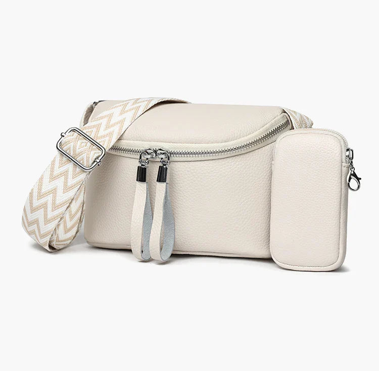 Nina | Finpusset Skinn Crossbody Veske