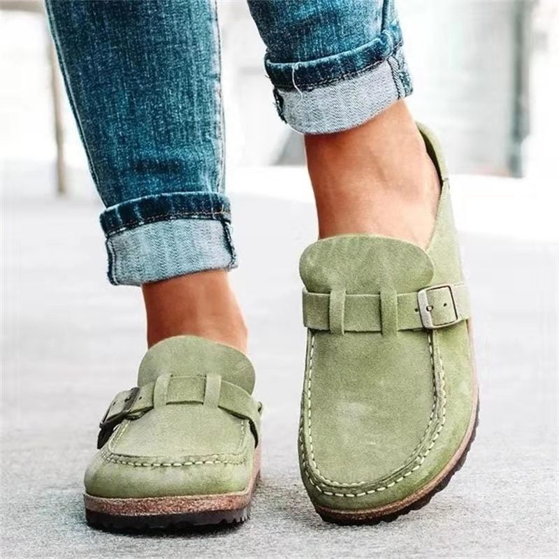 Luna™ | Raffinerte Ortopediske Loafers i Semsket Skinn