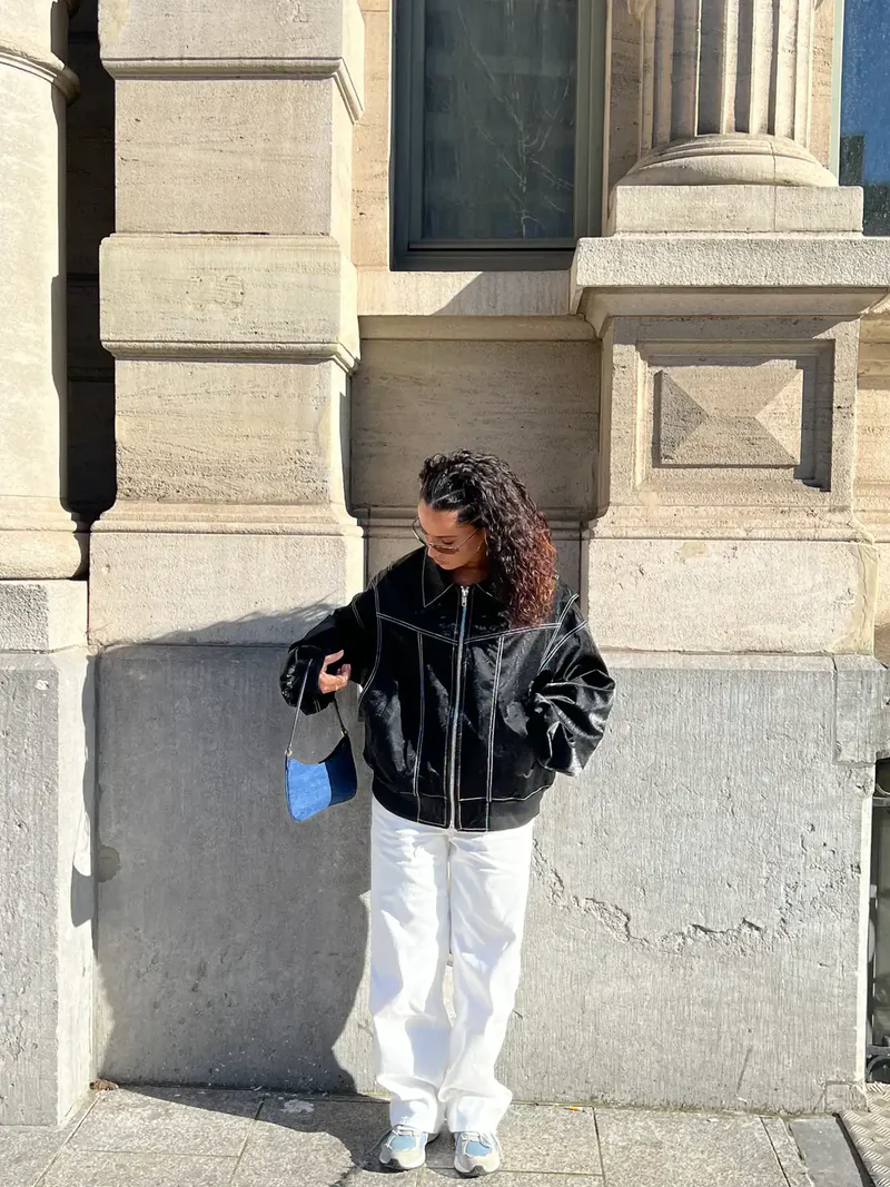 Maja | Oversized Kontrastjakke