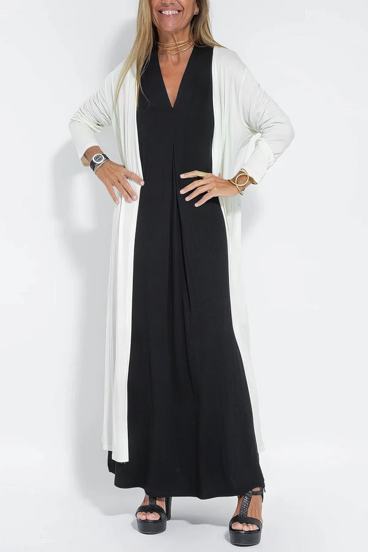 Claire™ | Elegant lang kjole