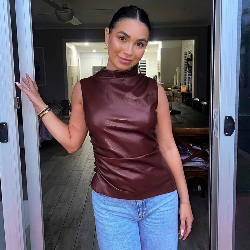 Julia | Bordeaux Bluse