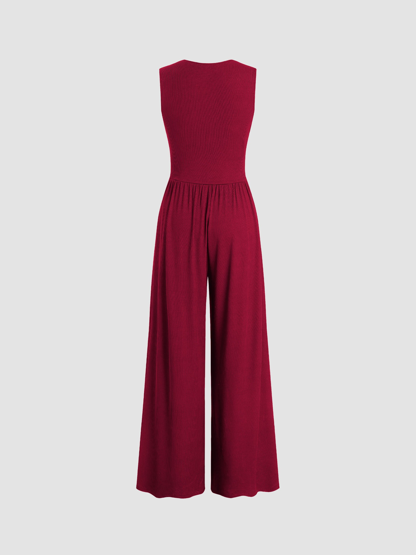 Mira™ – Elegant Ermeløs Jumpsuit