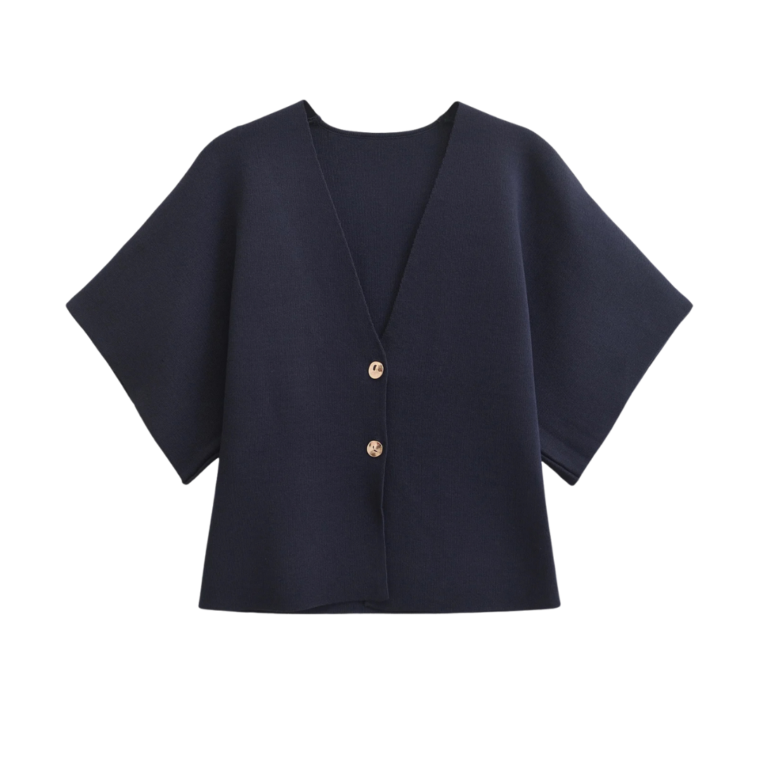 Francette | Minimalistisk Chic Knapbluse