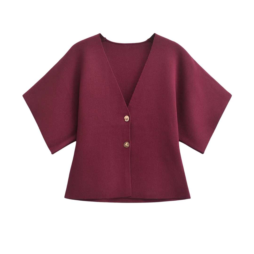 Francette | Minimalistisk Chic Knapbluse