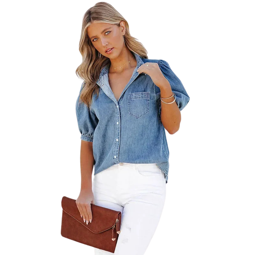 Eva | Casual Denim Skjorter