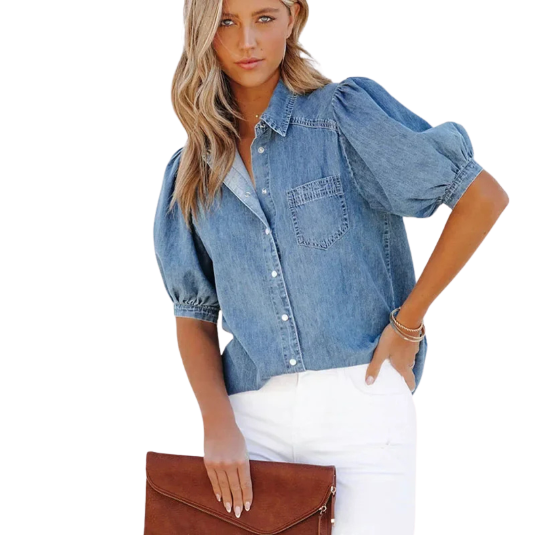 Eva | Casual Denim Skjorter