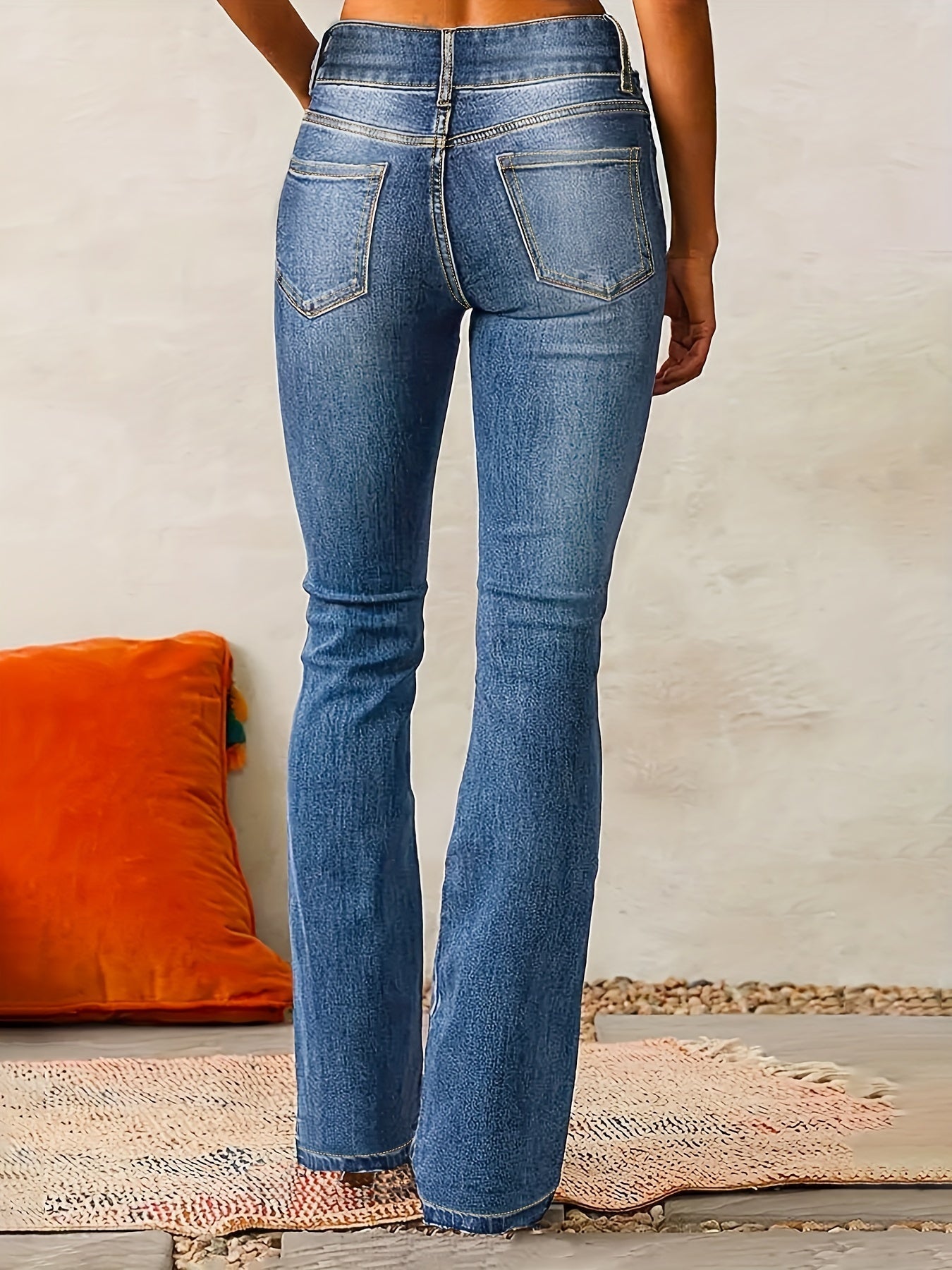 Aya | Høytaljede flared jeans