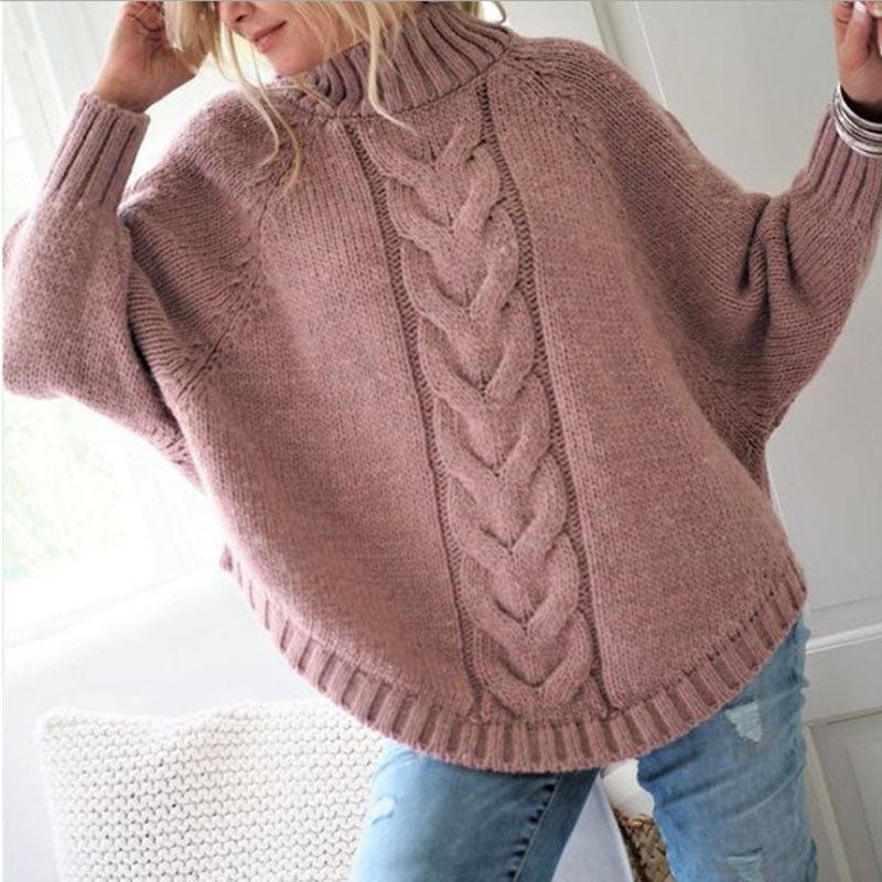 Mette | Elegant poncho-inspirert genser