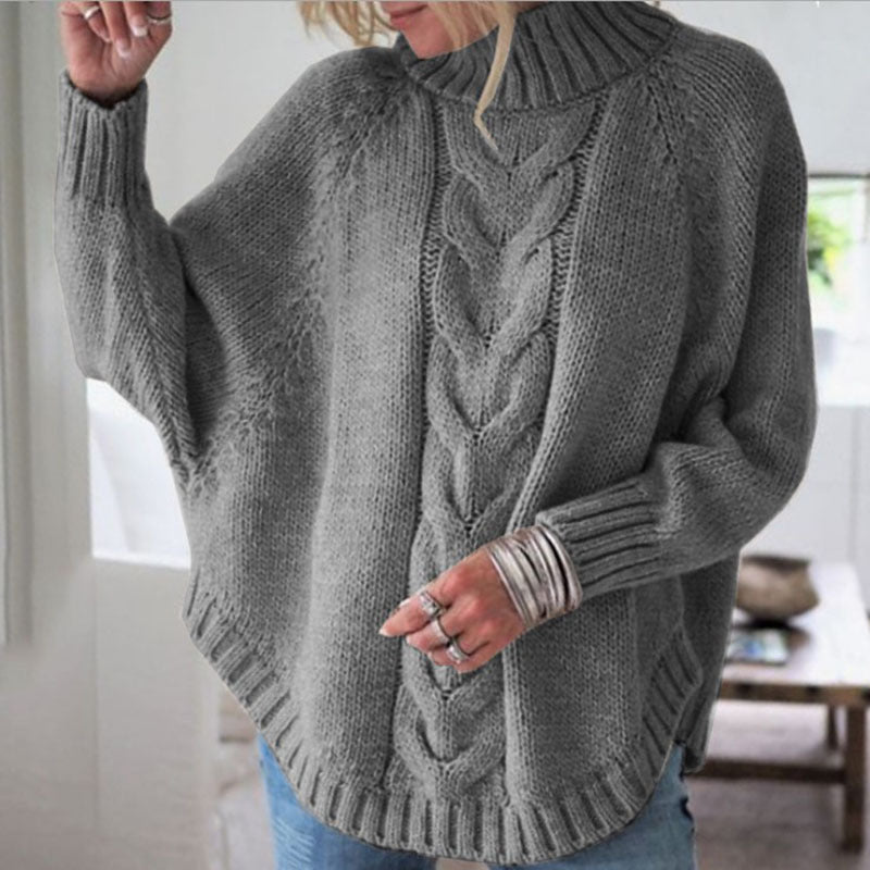 Mette | Elegant poncho-inspirert genser