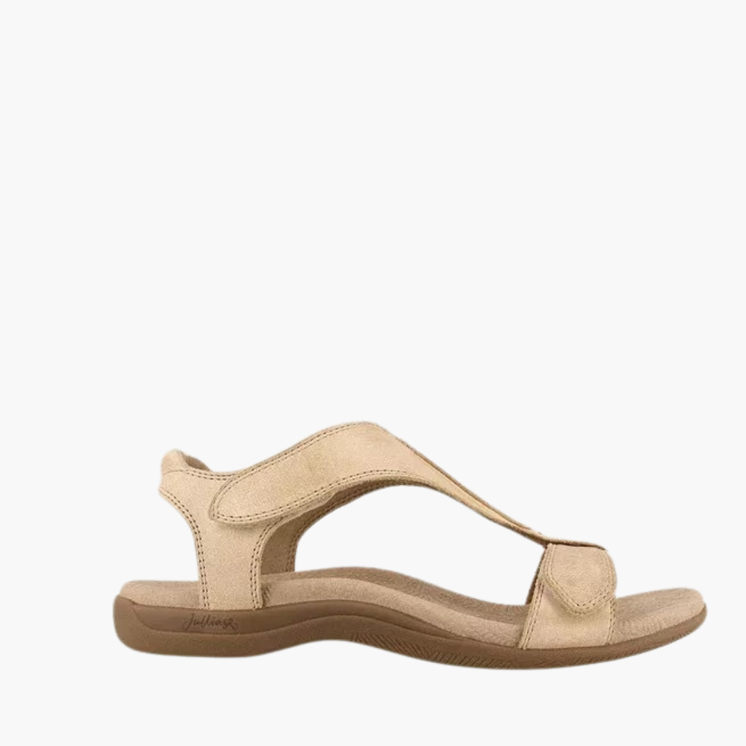 Leona™ | Platåsandaler med Velcro-lukking
