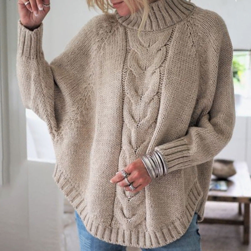 Mette | Elegant poncho-inspirert genser