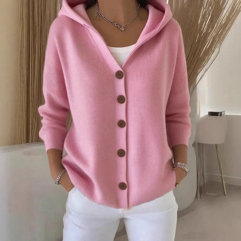 Gelsa | Myk cardigan i høststrikk