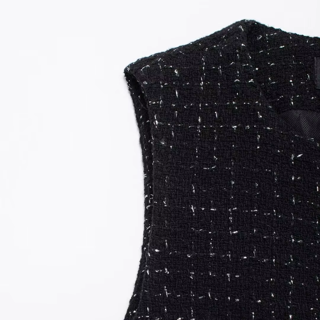 Charlotte | Den Luksuriøse Tweed Vest