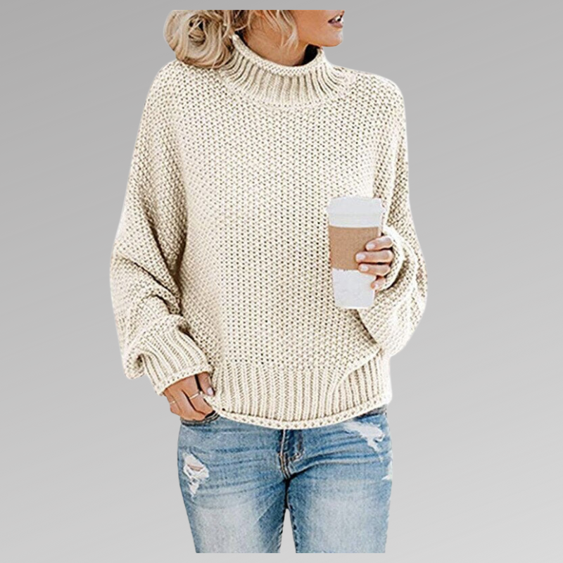 Mette | Klassisk Strikket Sweatshirt