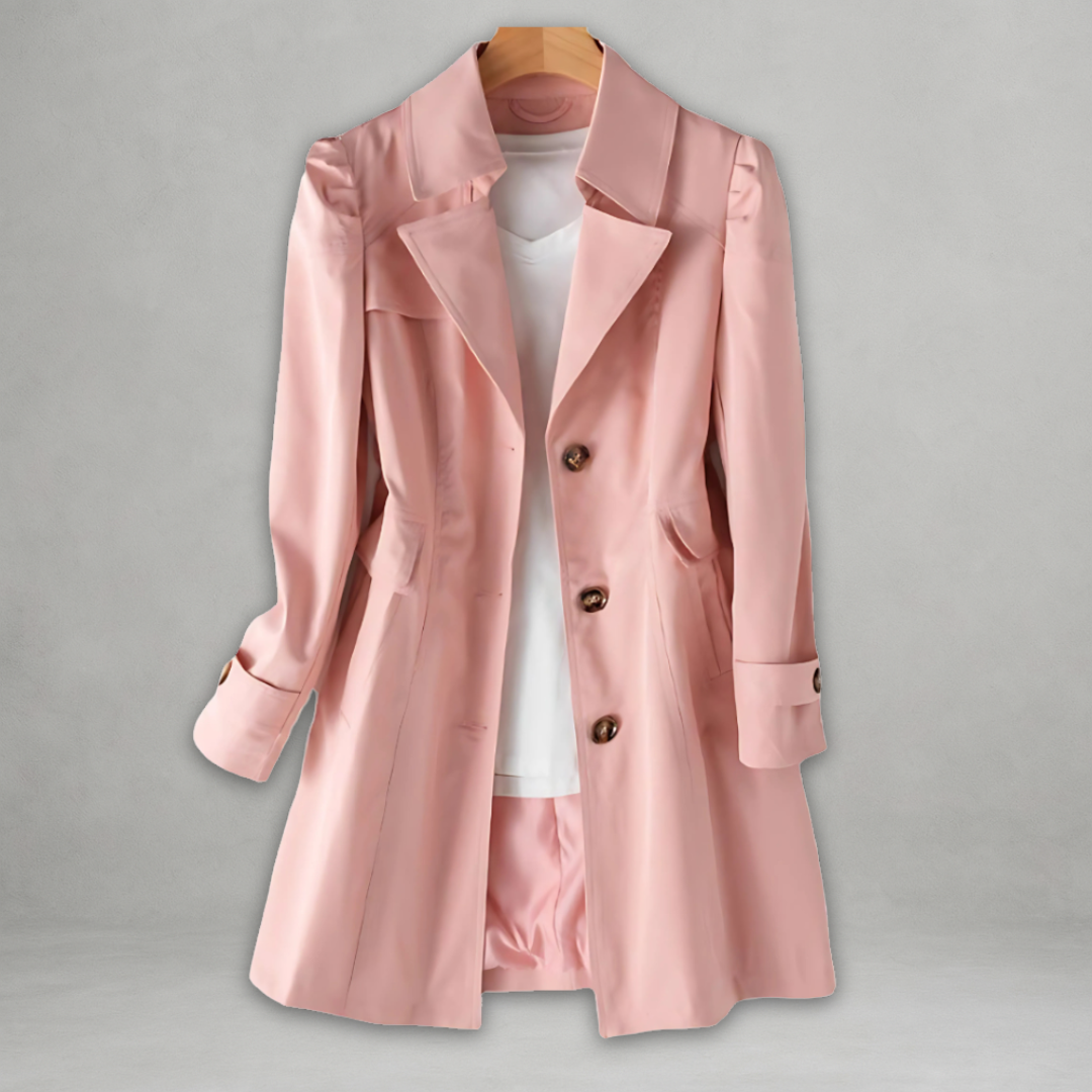 Daniela – Elegant Trenchcoat för Alla Tillfällen