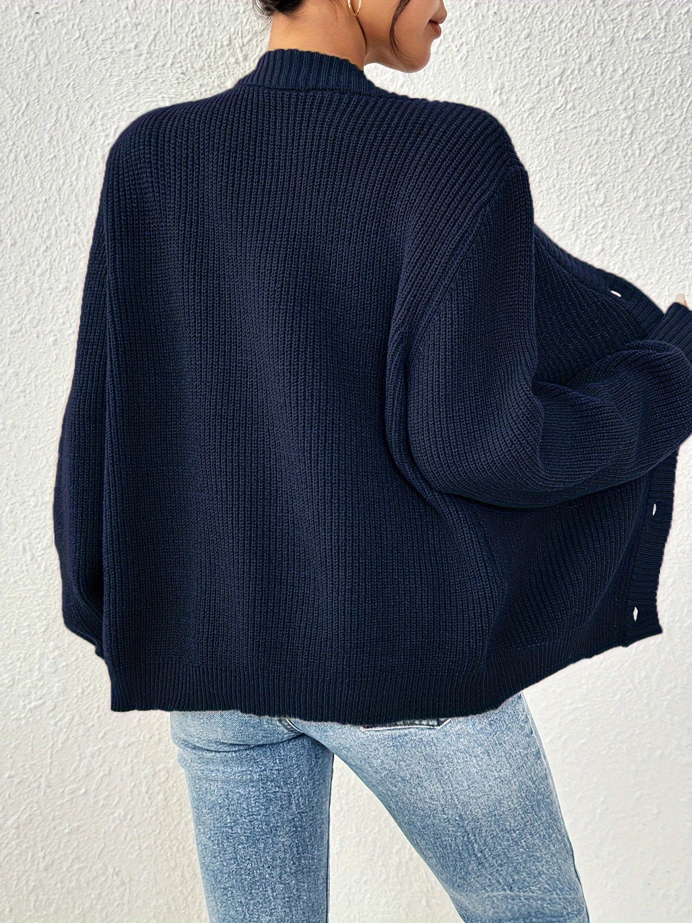 Astrid | Avslappet strikket vest