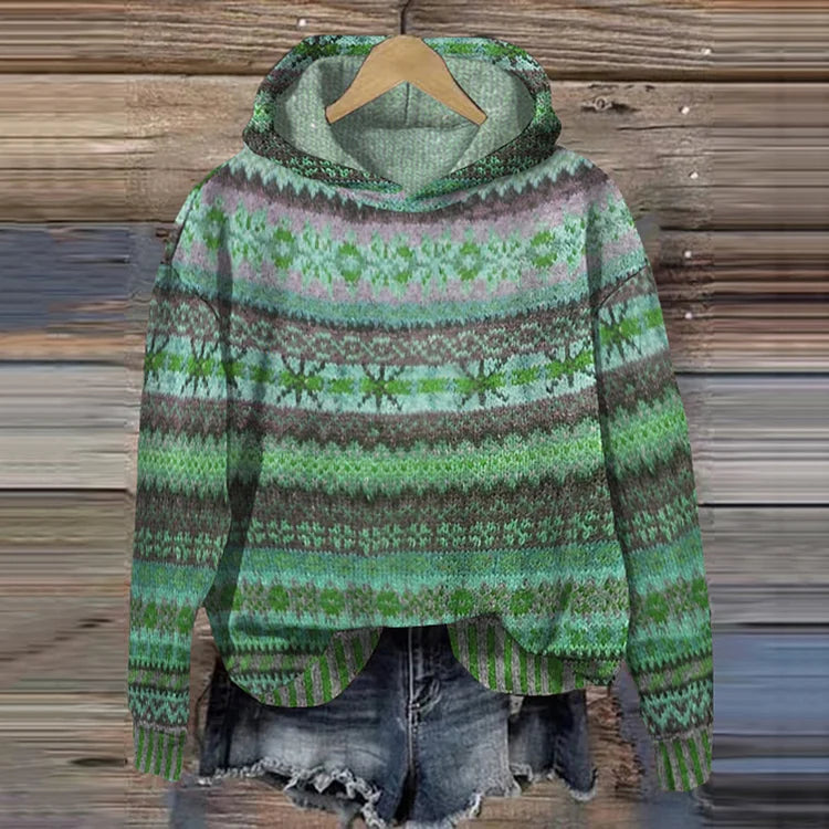 Sofia™ | Tidless Mønster Hoodie