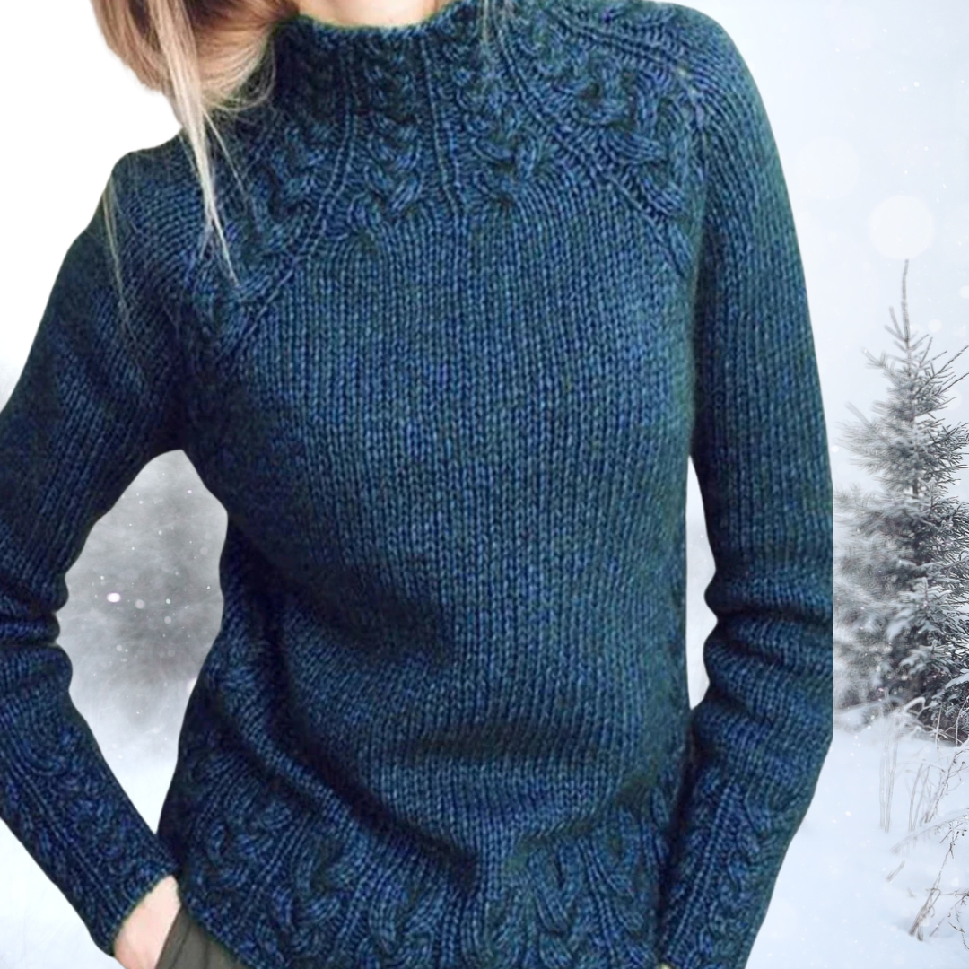Mette | Elegant Høyhalset Genser