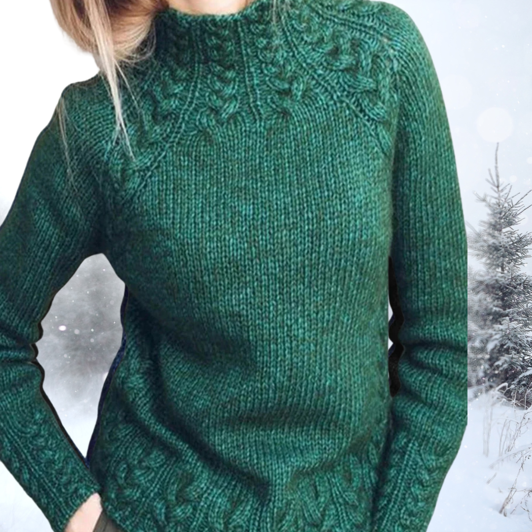 Mette | Elegant Høyhalset Genser