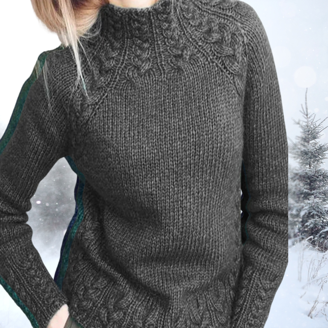 Mette | Elegant Høyhalset Genser
