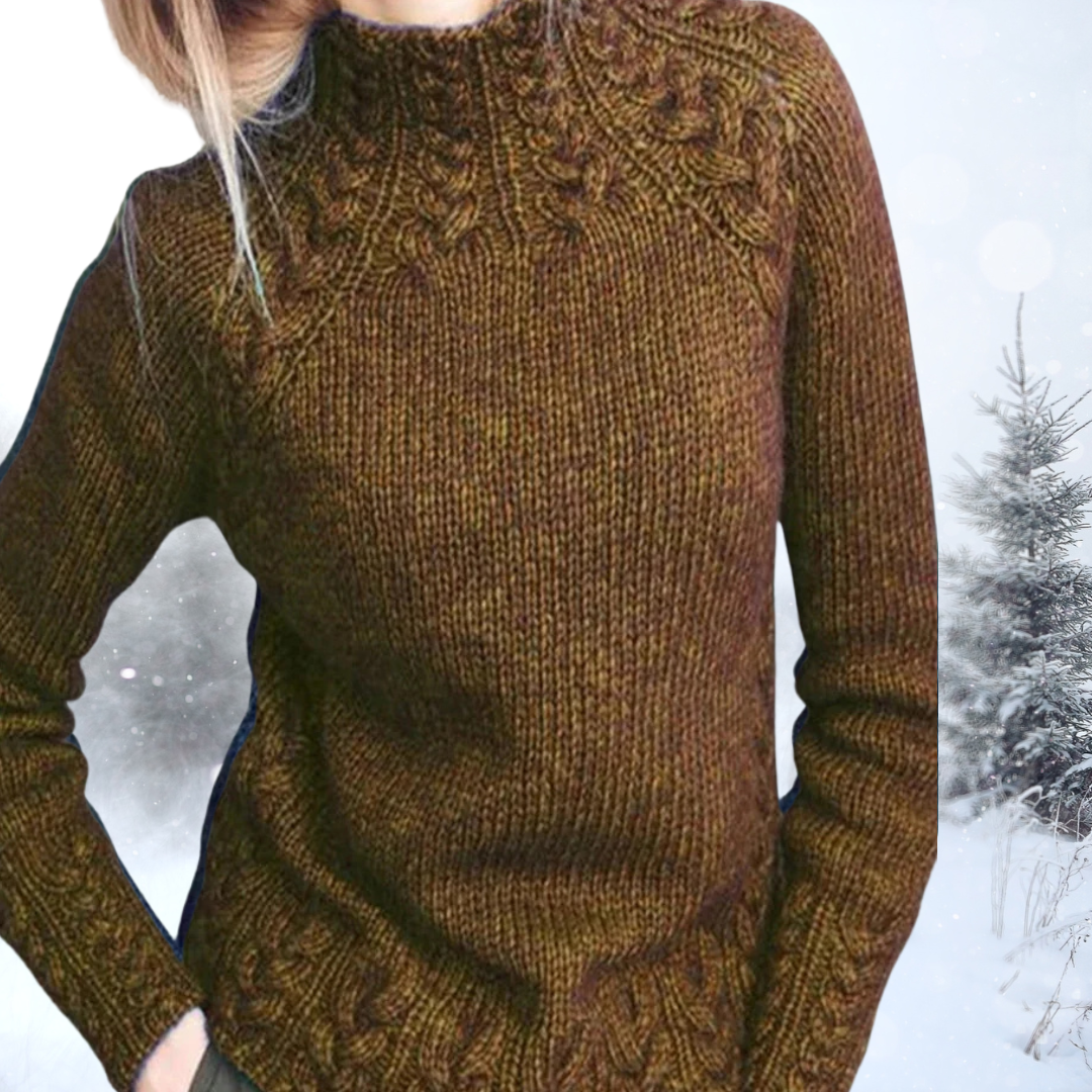 Mette | Elegant Høyhalset Genser