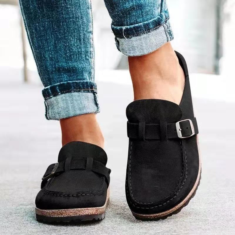 Luna™ | Raffinerte Ortopediske Loafers i Semsket Skinn