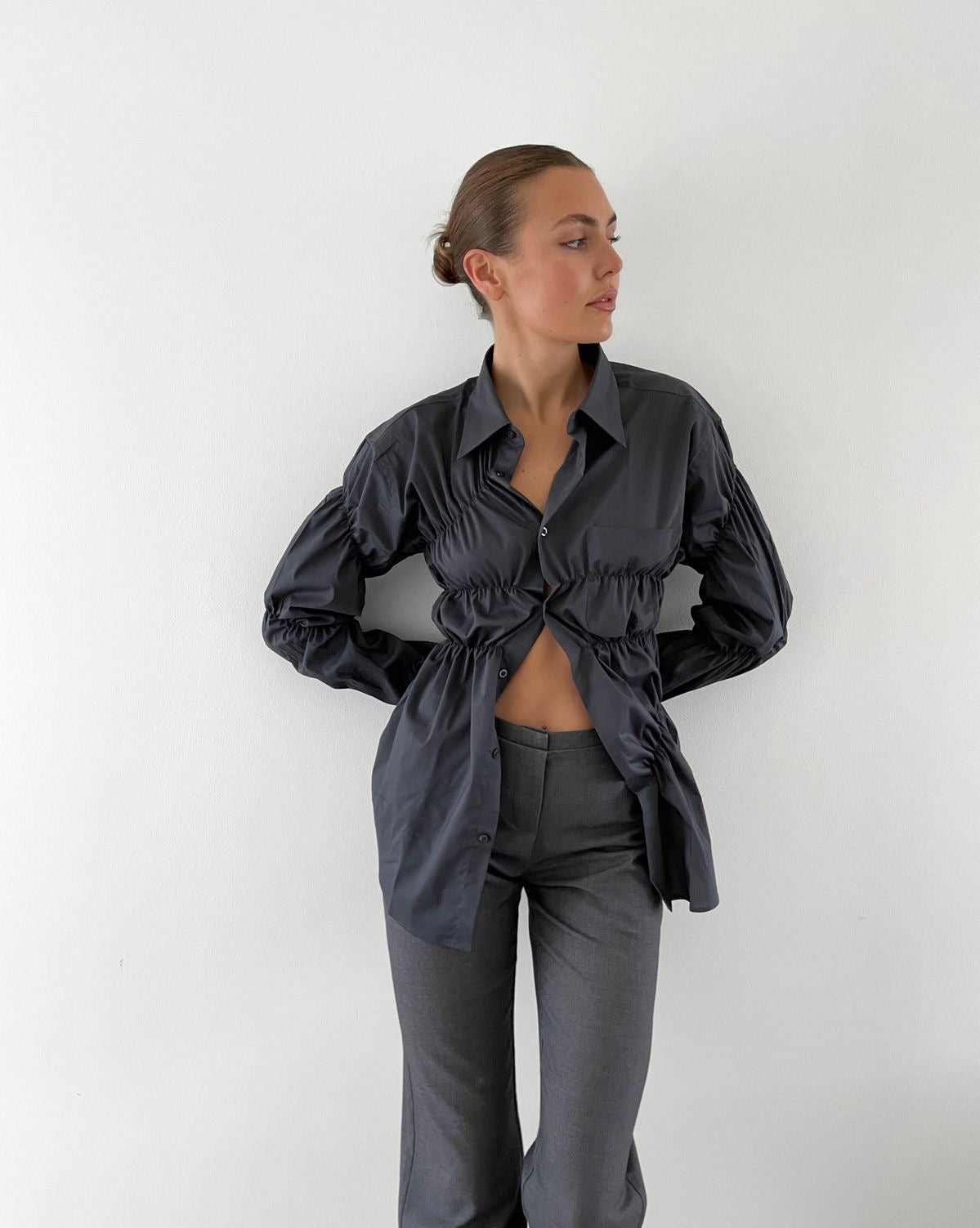 Anna | Bluse med Rynker