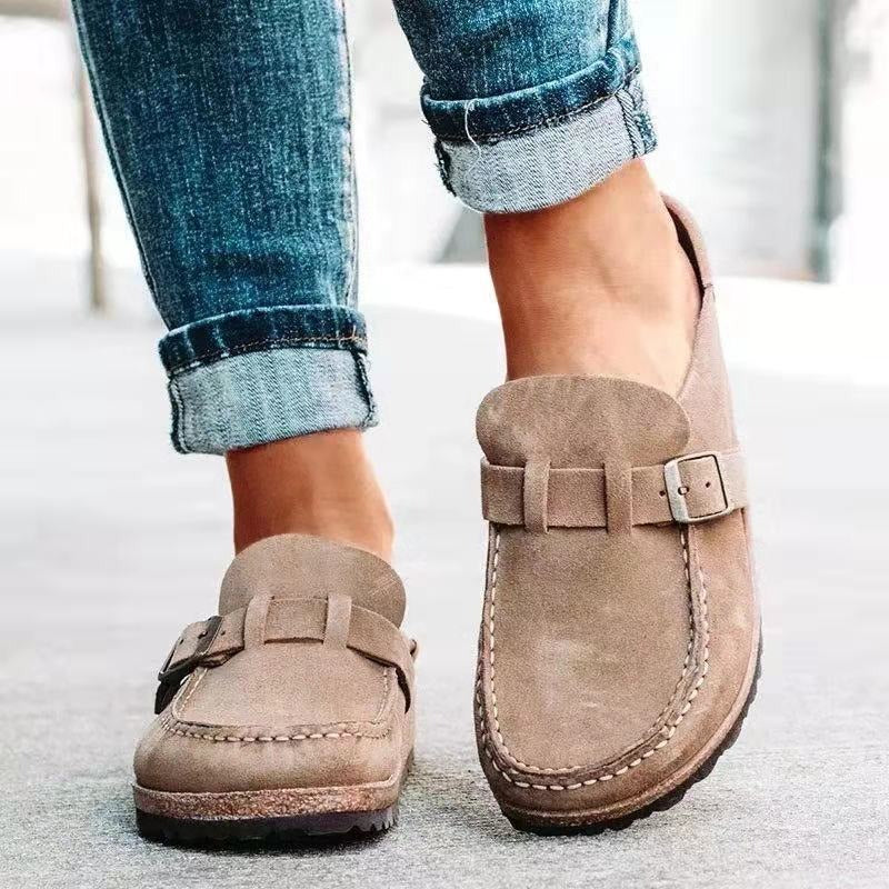 Luna™ | Raffinerte Ortopediske Loafers i Semsket Skinn