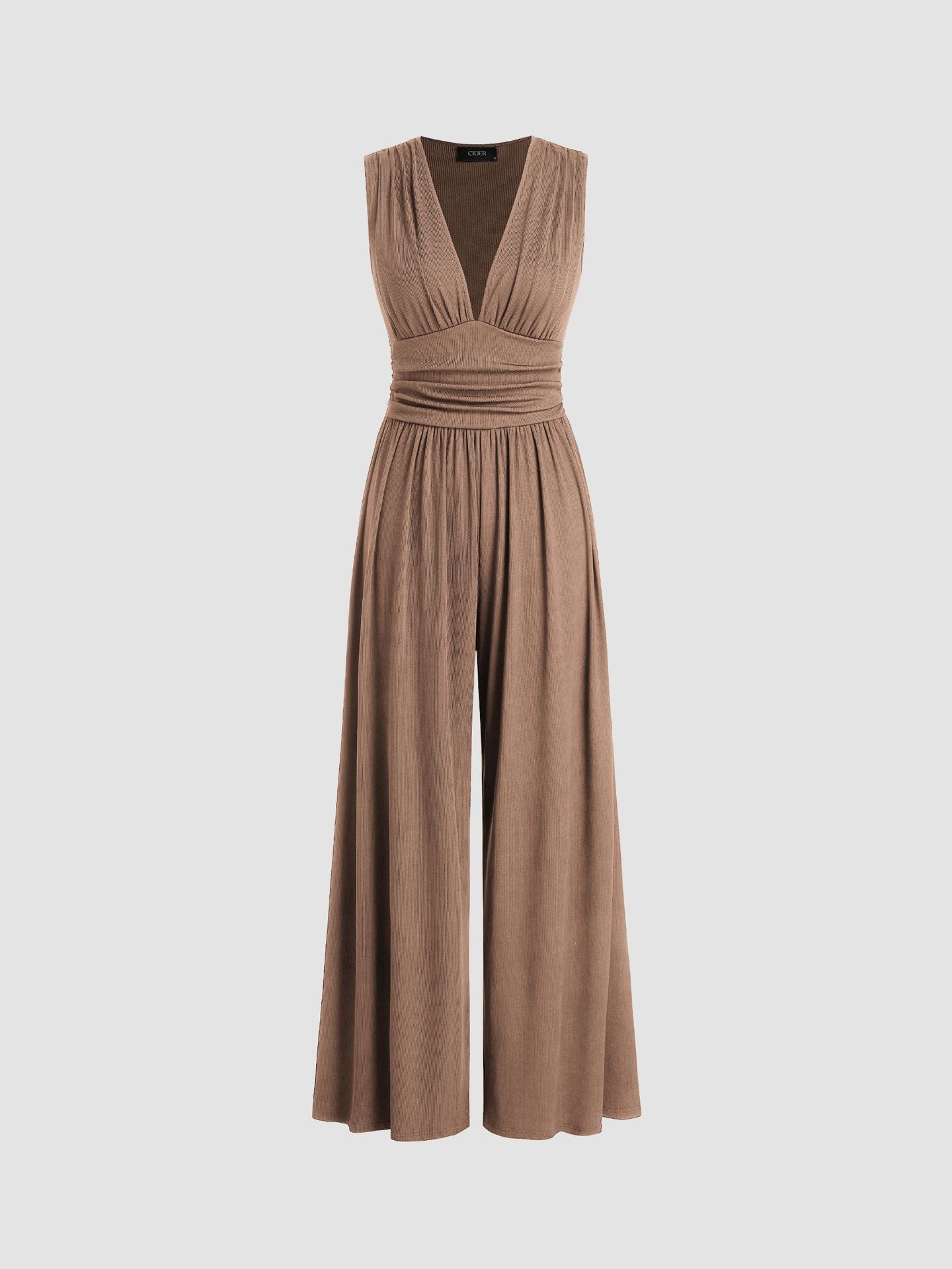 Mira™ – Elegant Ermeløs Jumpsuit