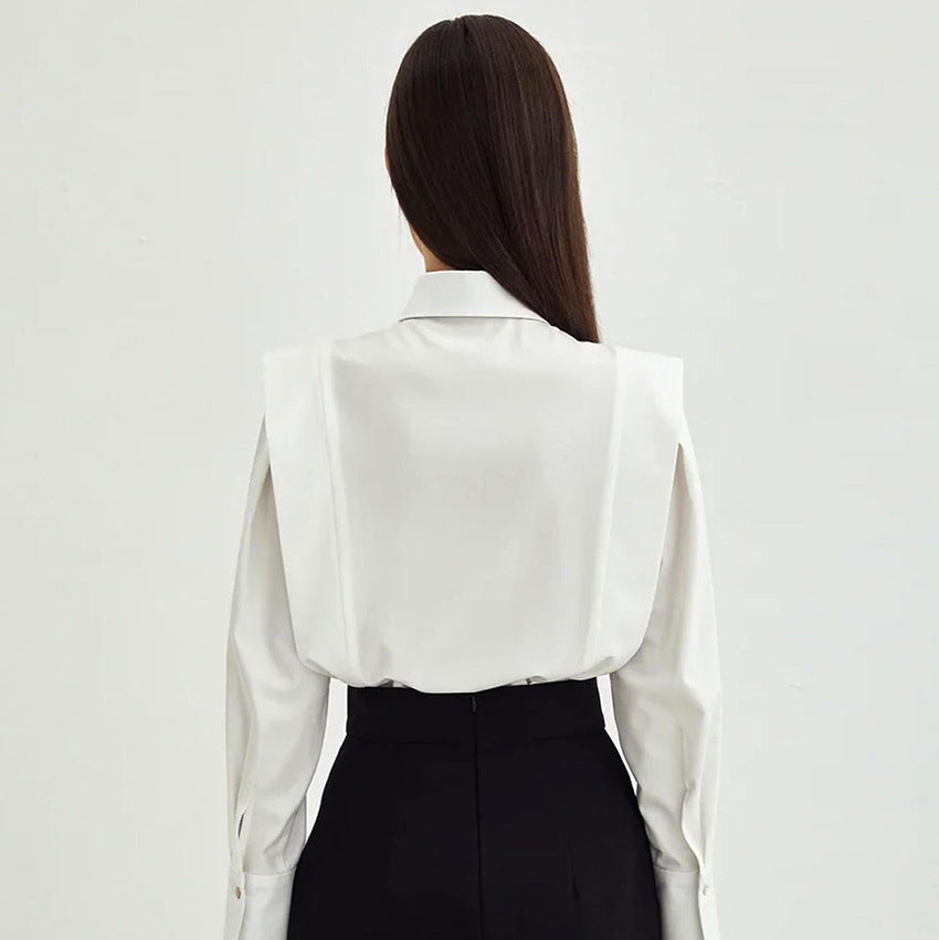 Camille | Oversized Knapbluse