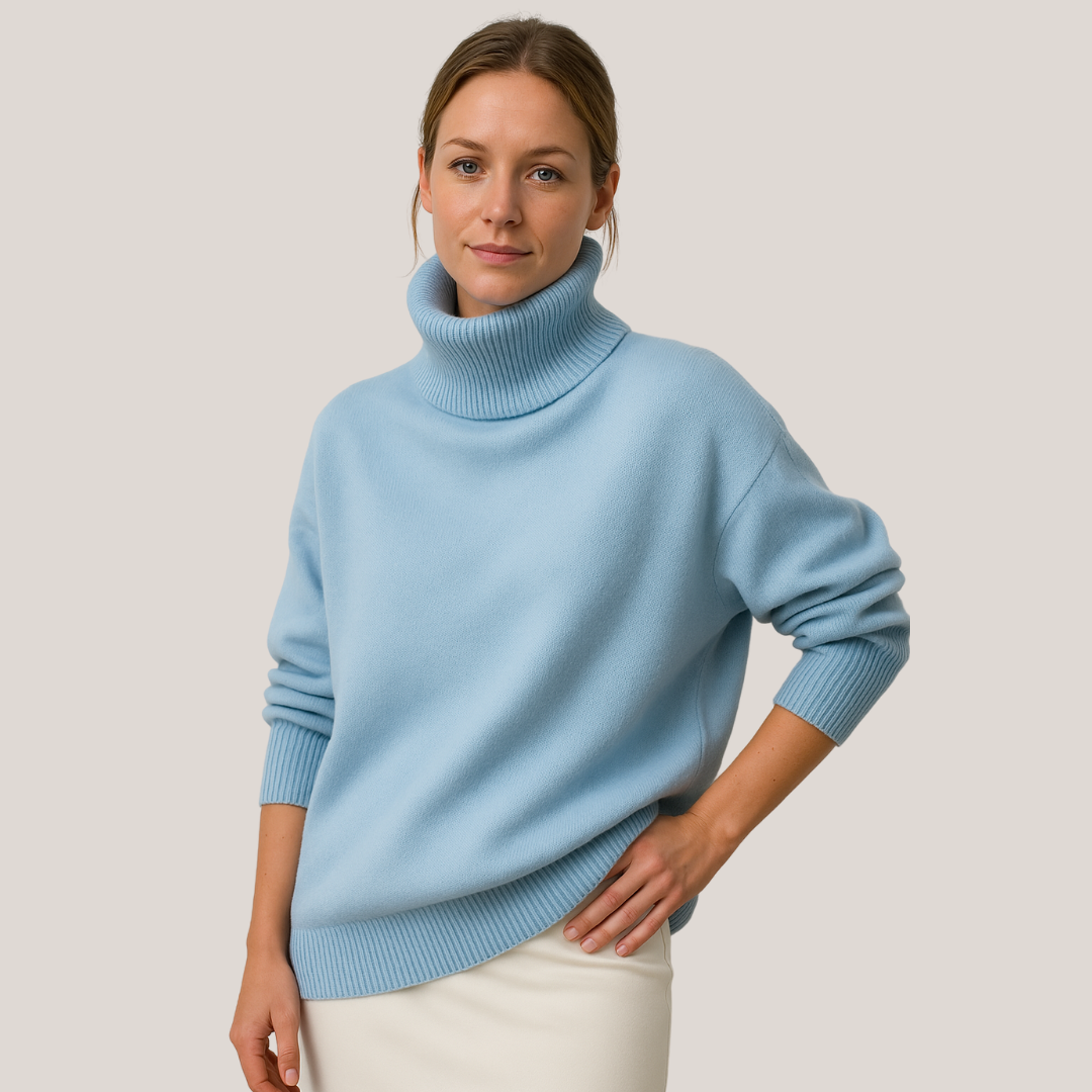 Mette | Lun høyhalset genser