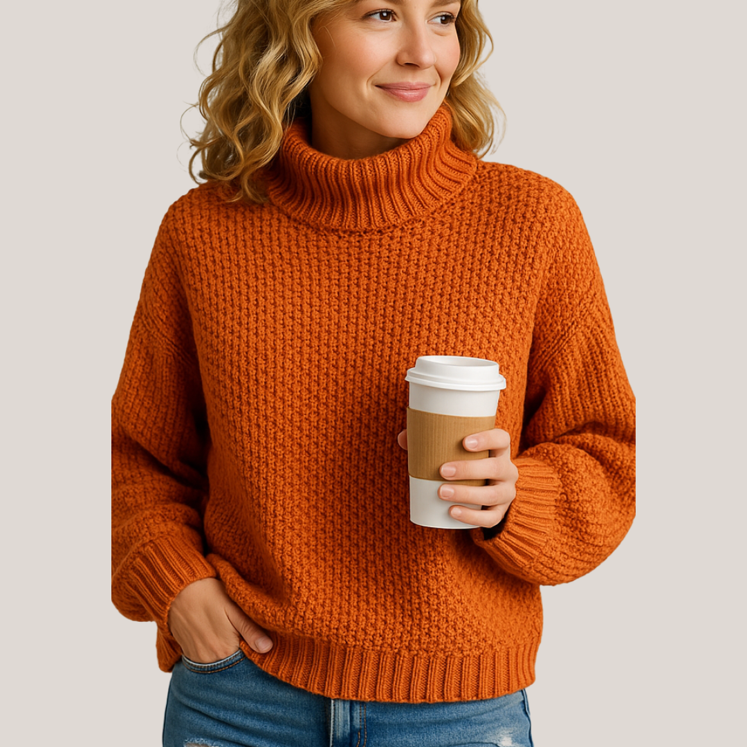 Mette | Klassisk Strikket Sweatshirt