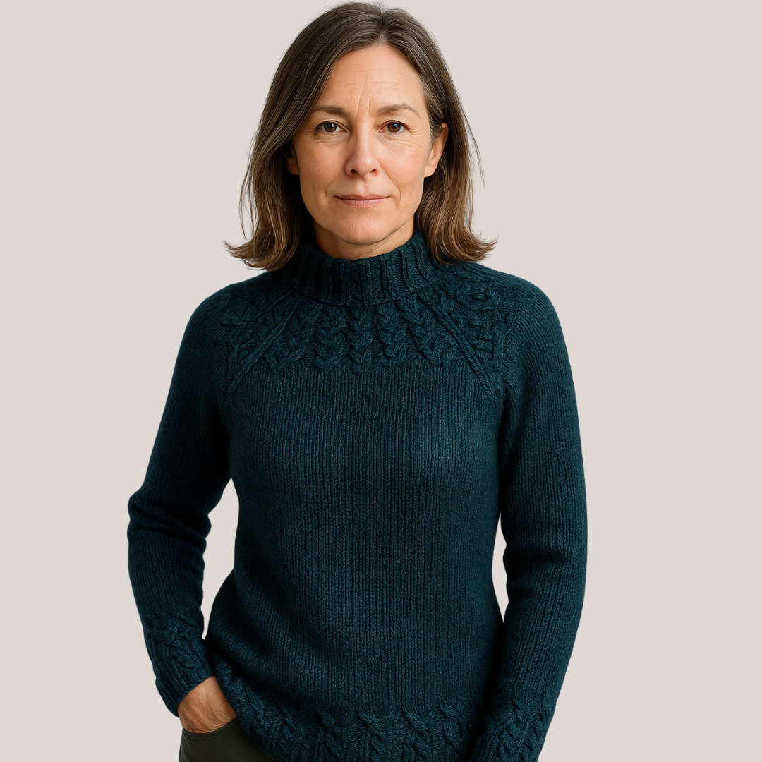 Mette | Elegant Høyhalset Genser