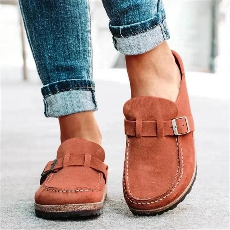 Luna™ | Raffinerte Ortopediske Loafers i Semsket Skinn