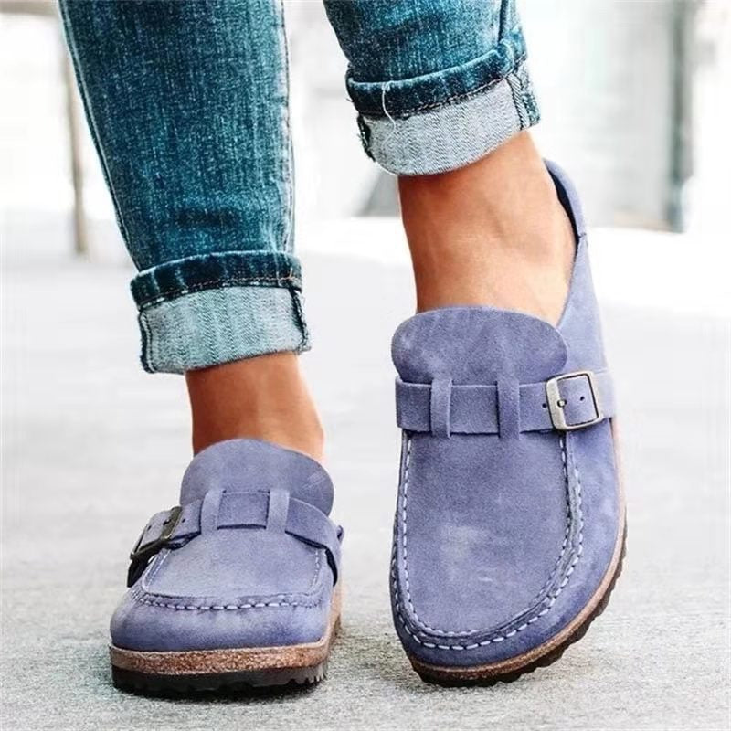 Luna™ | Raffinerte Ortopediske Loafers i Semsket Skinn